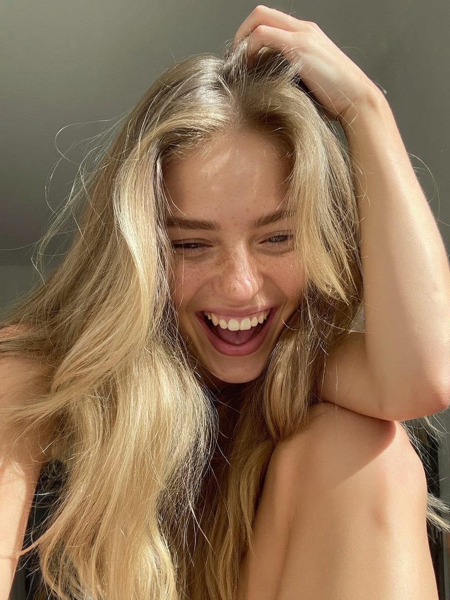 TikTok Selfie with Natural Glow — AI generated image