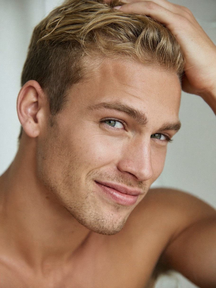 Playful Confident Young Man — AI generated image