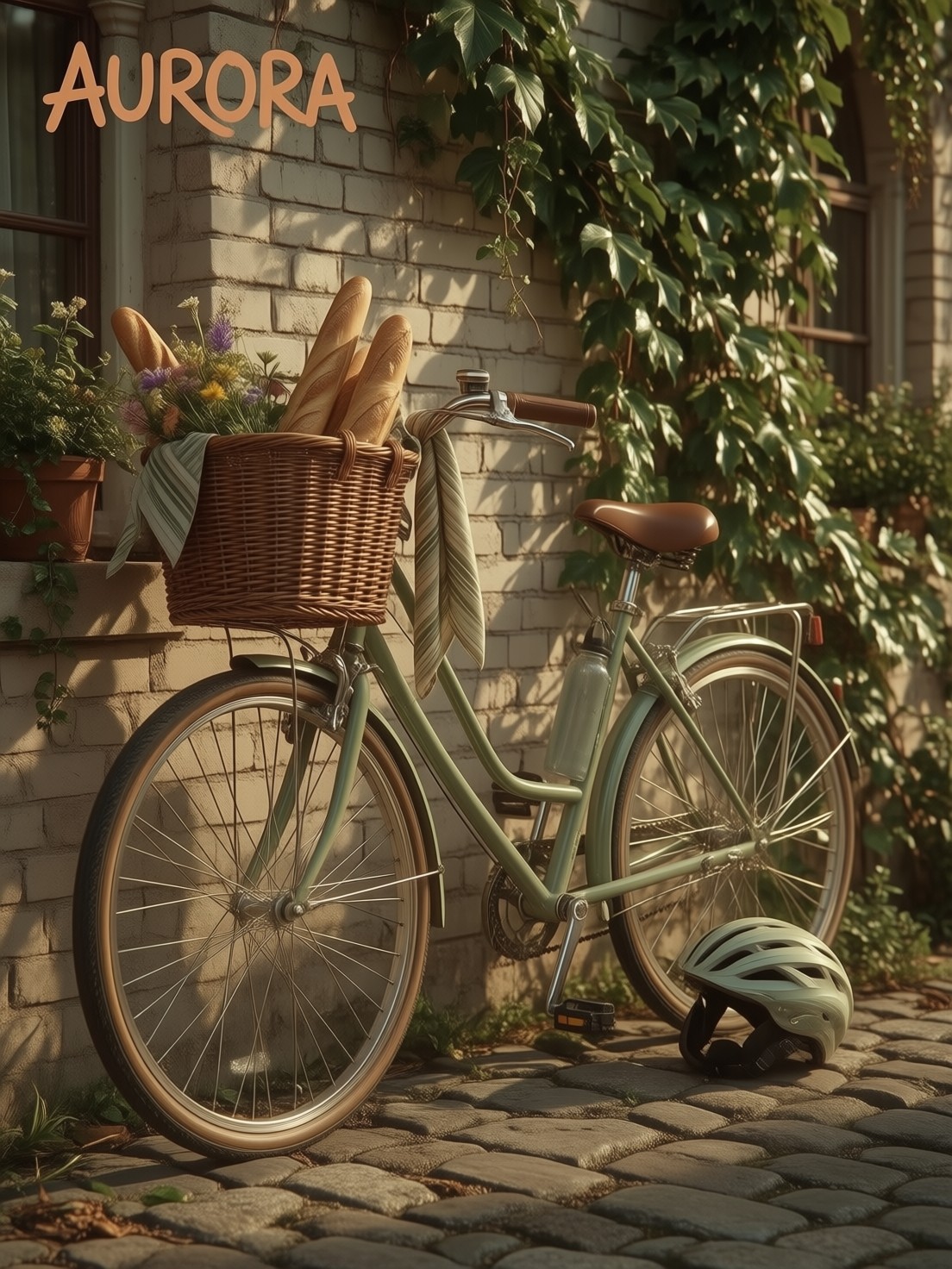 Urban Bike Lifestyle Ad — AI generated image