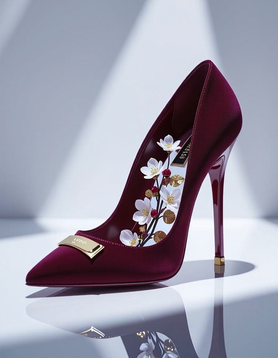 Vespera Stiletto Pumps Luxury Design — AI generated image