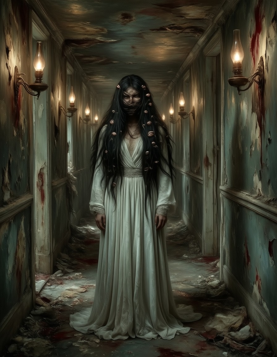 Surreal Horror Corridor — AI generated image