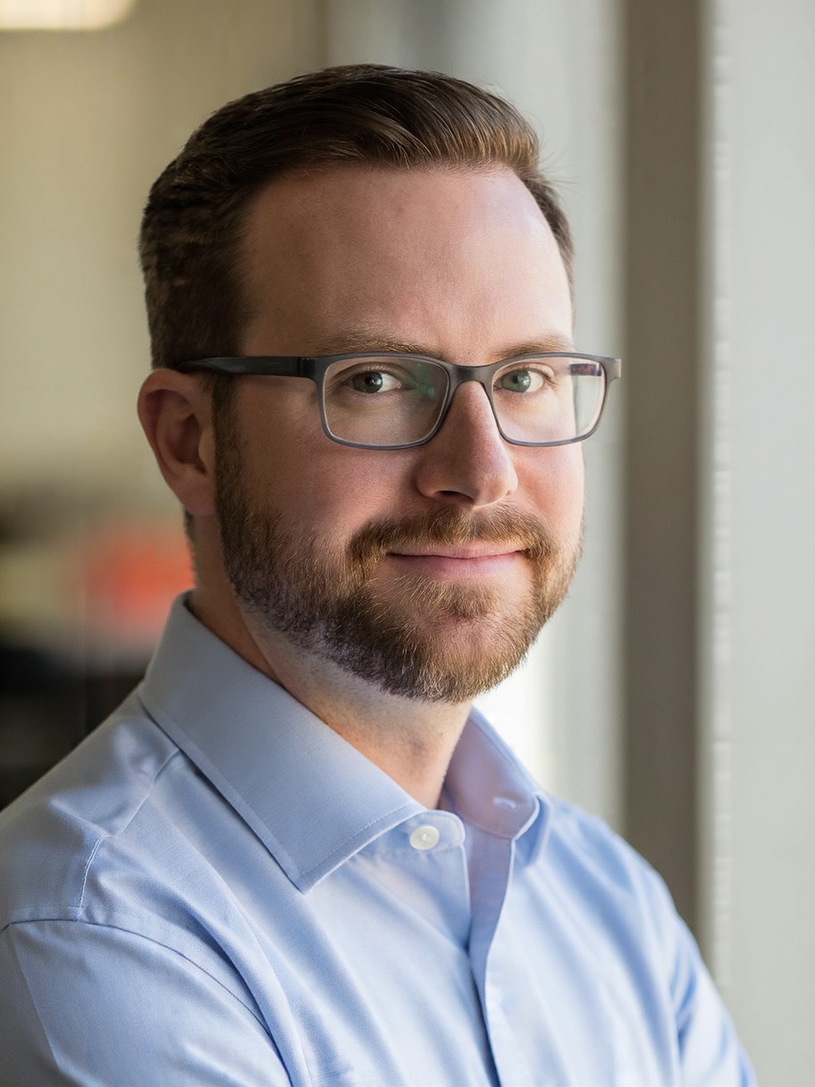 Thoughtful Man in Corporate Portrait — AI generated image