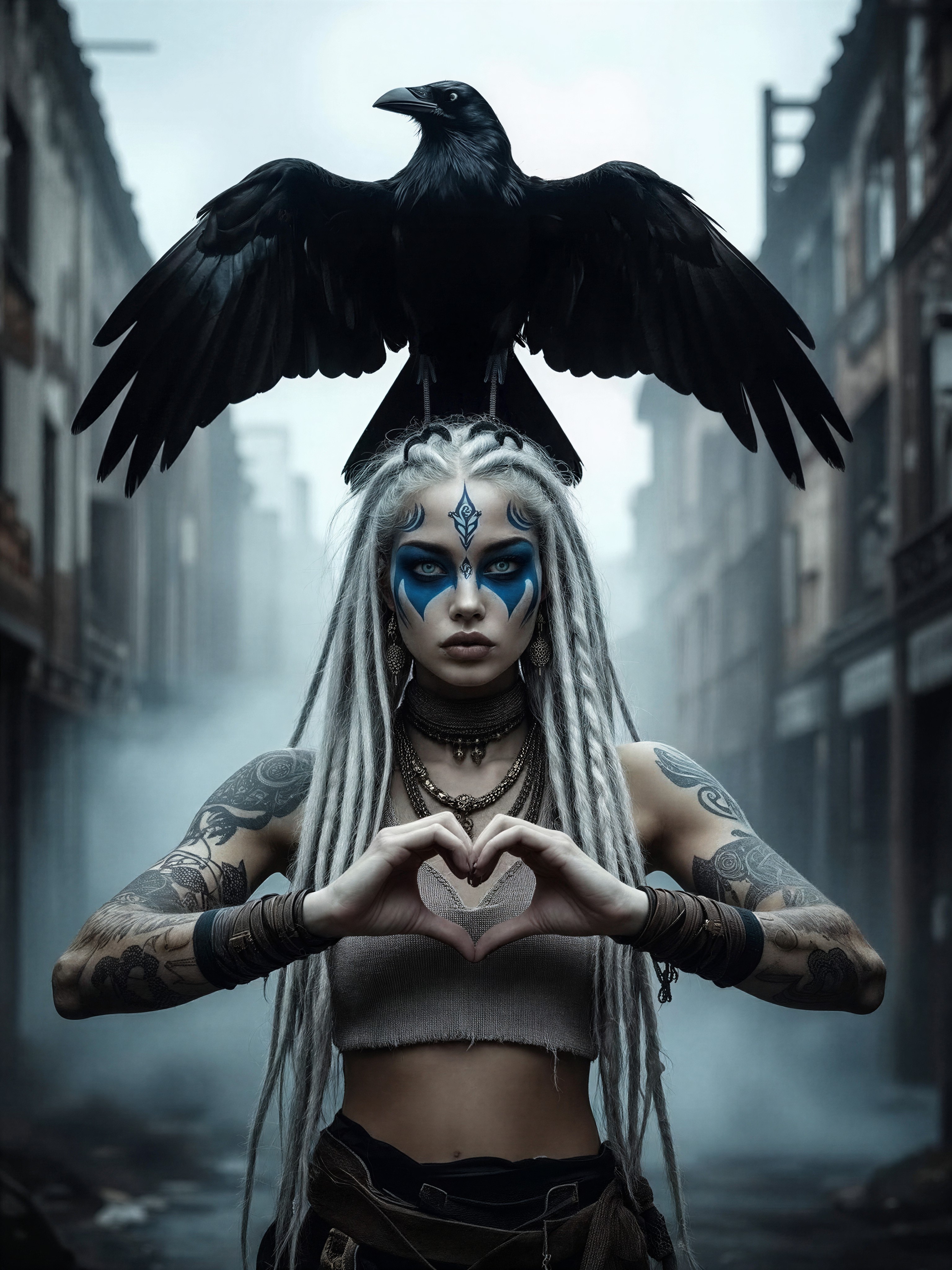 Dark Fantasy Warrior Portrait — AI generated image